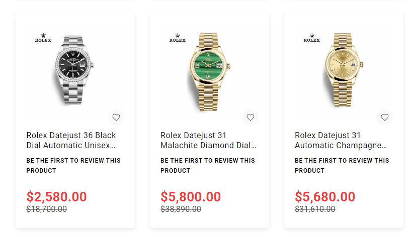 cheap Rolex Datejust watches